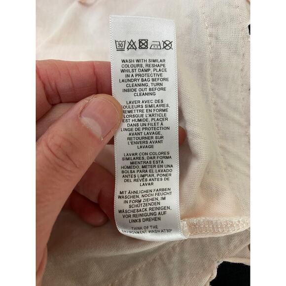 ASOS Women's M Pink Sleeveless Fringed Swing Crop Tank Top - Picture 4 of 6